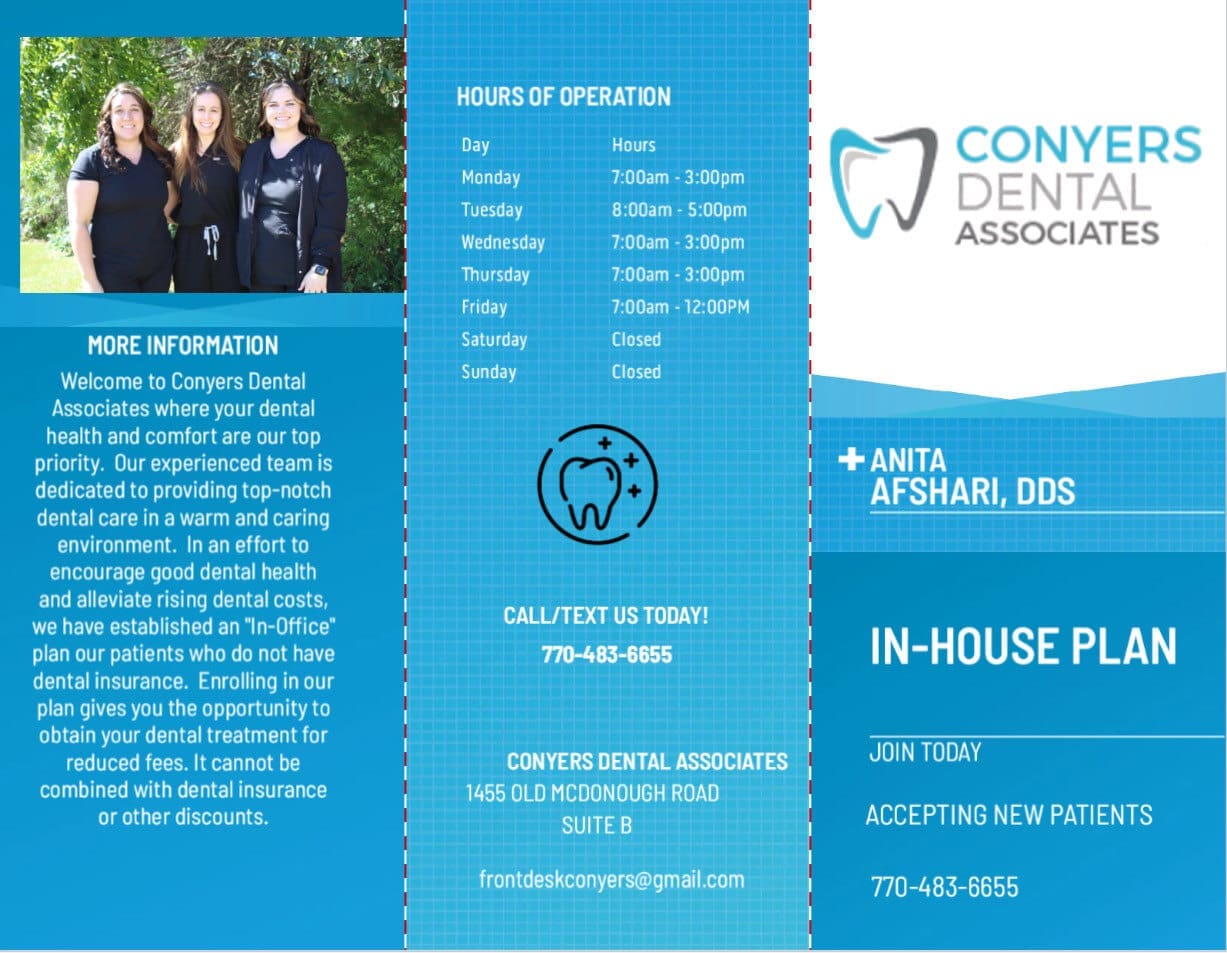 In-House Insurance Plan at Conyers Dental